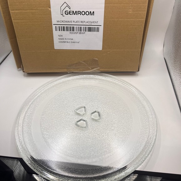 GEMROOM Other - GEMROOM Microwave Glass Turntable Plate Replacement 9.6 Inch Diameter